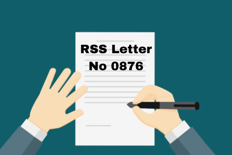 RSS Letter No 0876: Key Components And Compliance Strategies For Success