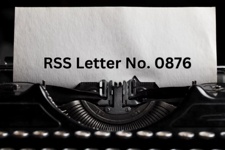 RSS Letter No 0876: Key Components And Compliance Strategies For Success