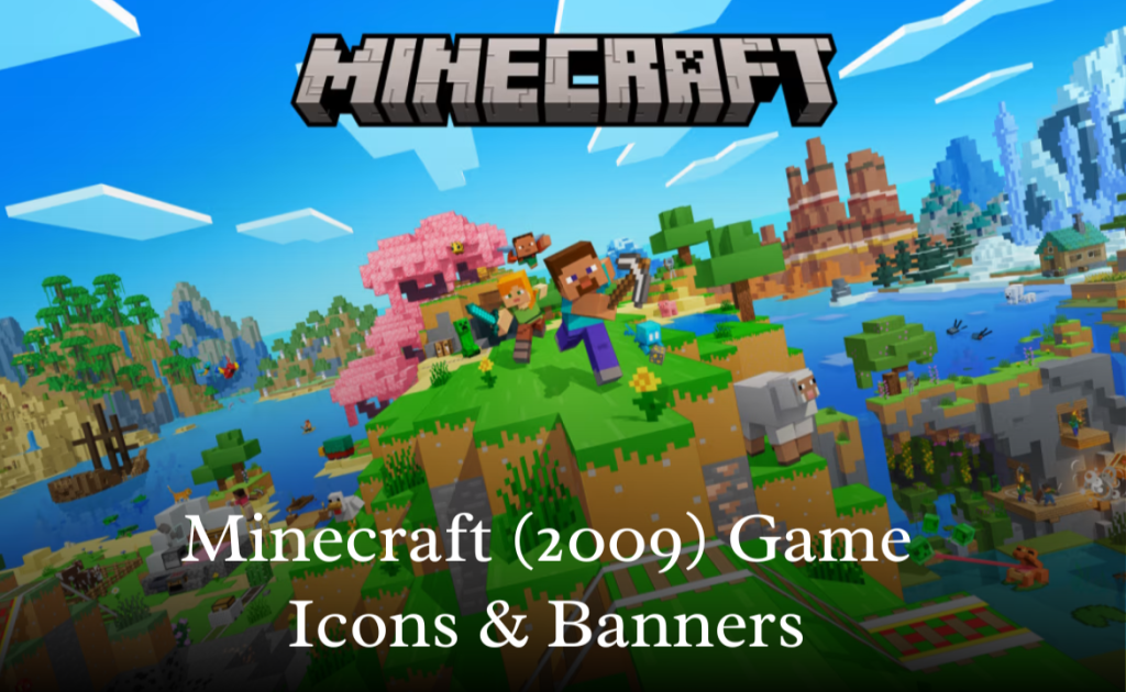 Minecraft (2009) Game Icons Banners: Discover Classic Icons & Banners!