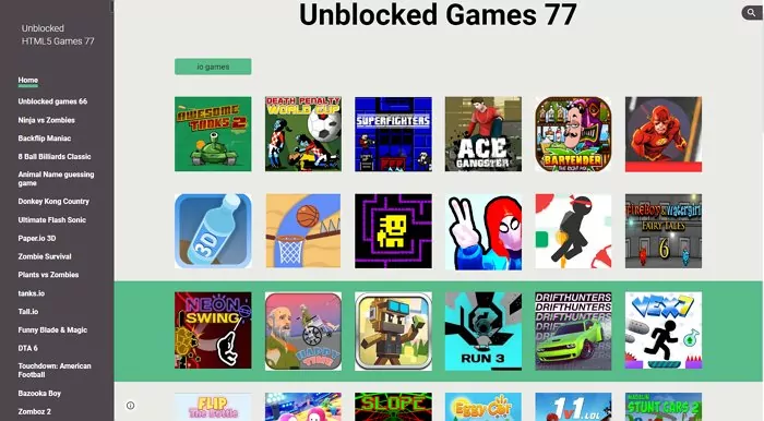 Unblocked Games 77 - Play The Best Free Games Now!